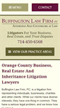 Mobile Screenshot of buffingtonlawfirm.com